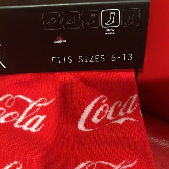 NWT Coca Cola socks - Picture 2 of 2